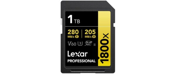 Lexar Professional SDXC 1800x UHS-II 1TB Lesen 280 MB/s, Schreiben 205 MB/s kaufen Schweiz | Mediatech.ch