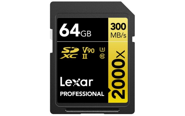 1634274 - Mediatech Lexar Professional SDXC 2000x UHS-II 64GB Lesen 300 MB/s, Schreiben 260 MB/s kaufen Schweiz | Mediatech.ch
