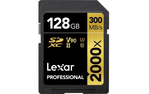 1634275 - Mediatech Lexar Professional SDXC 2000x UHS-II 128GB Lesen 300 MB/s, Schreiben 260 MB/s kaufen Schweiz | Mediatech.ch