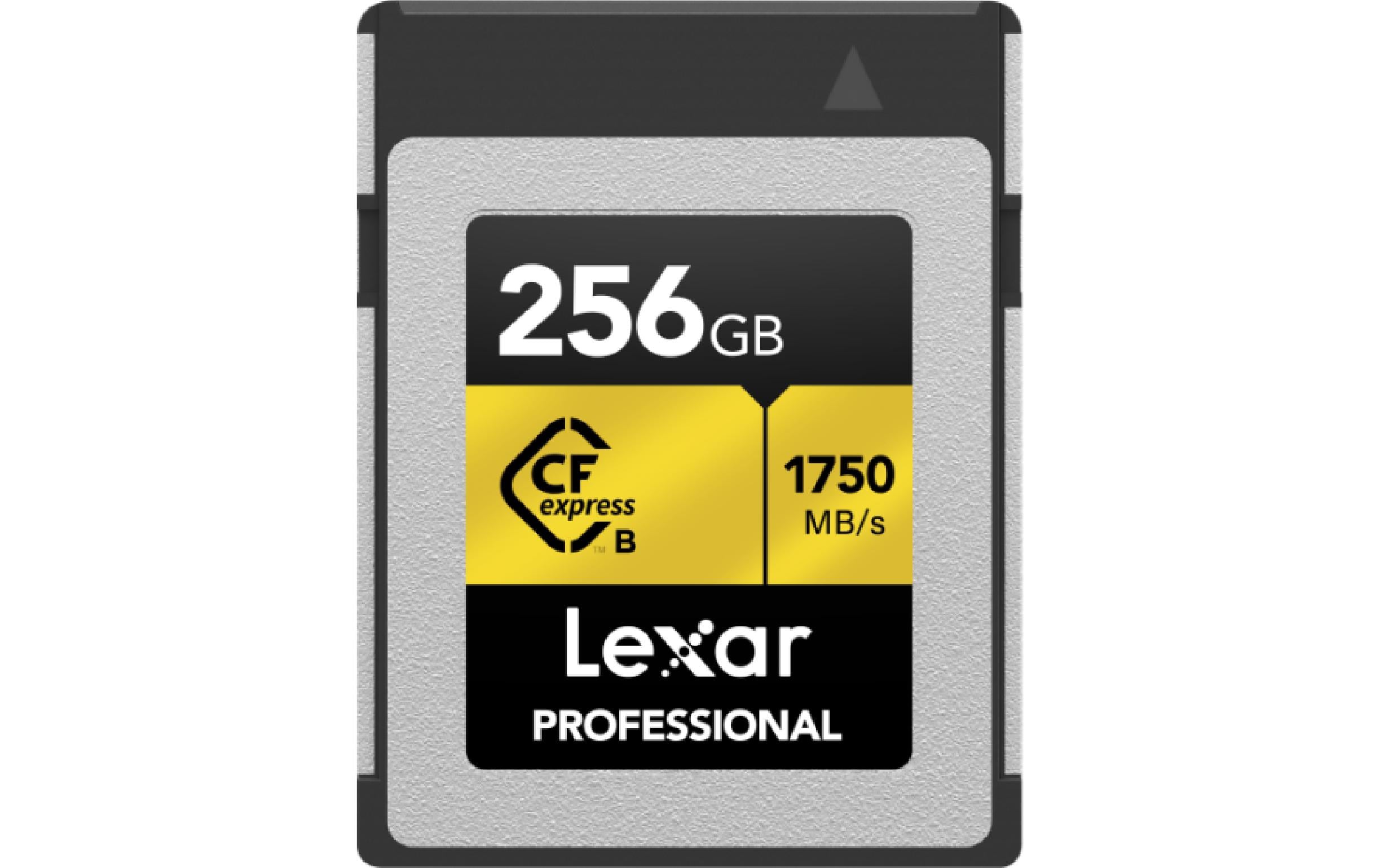 Lexar PRO CFexpress Gold Series TypeB 256GB Lesen 1750 MB/s, Schreiben 1500 MB/s