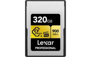 Lexar PRO CFexpress Gold Series TypeA 320GB Lesen 900 MB/s, Schreiben 800 MB/s