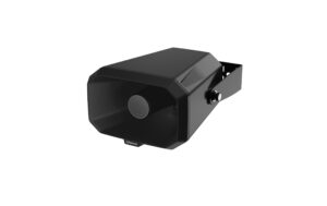 Hanwha Vision SPA-H100B Hornlautsprecher, PoE, Schwarz, IP66 kaufen Schweiz | Mediatech.ch