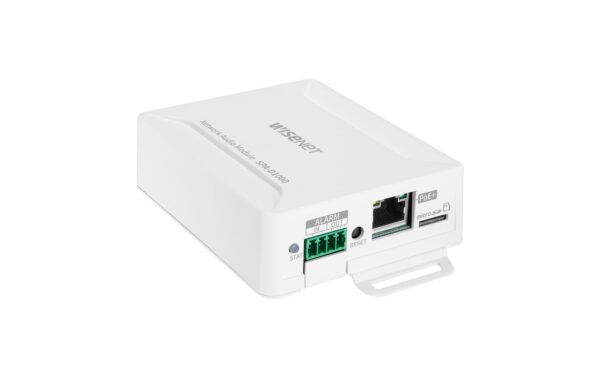 Hanwha Vision SPA-D1000 Audio Modul PoE+, Speaker Anschlüsse, Micro SD kaufen Schweiz | Mediatech.ch