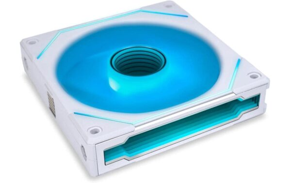 1635794 - Mediatech Gehäuselüfter Lian Li UF-SLIN120-1W 120x120x25mm, PWM, Weiss