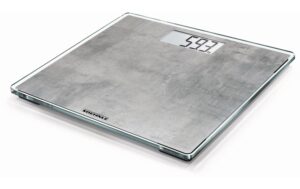 Soehnle Personenwaage Compact 300 concrete Tragekraft:180 kg, Grosse LED-Anzeige