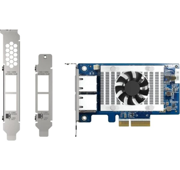 QNAP 10GbE Erweiterungskarte, PCIe Gen3 x4 Dual-port (10Gbase-T), Intel X710 kaufen Schweiz | Mediatech.ch