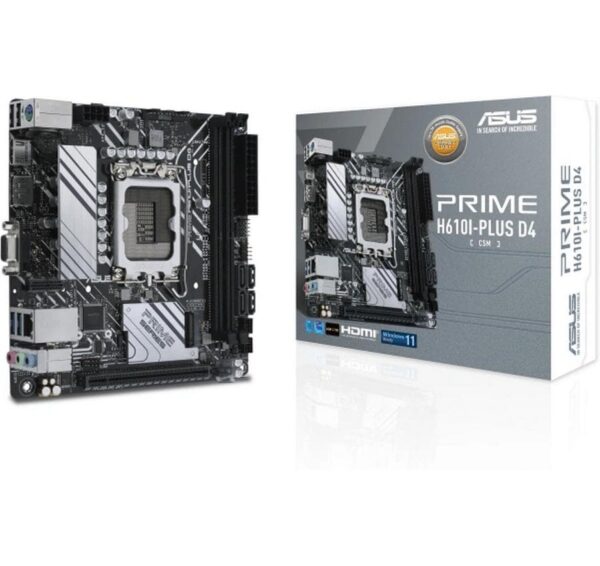 ASUS PRIME H610I- PLUS D4 CSM, mini-ITX LGA1700, 2x DDR4, PCI-E 4.0 kaufen Schweiz | Mediatech.ch