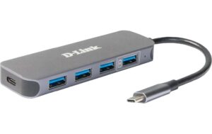 D-Link Hub DUB-2340 USB-C Hub 3x USB 3.0 mit USB-C Ladeanschluss