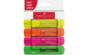 Faber-Castell Textmarker 46 Superfluor 4x 4er Etui, Karton