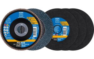PFERD Trenn-/Fächerscheiben-Set 125 Universal PSF STEELOX EHT 1,0/PFC Z60