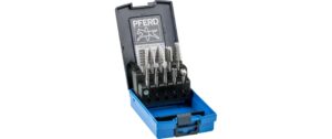 PFERD HSS Frässtift Set 81 10-tlg. Zahn.3 Schaft-Ø 6 mm universal mittel fein