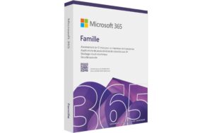 Microsoft 365 Family 6 User Box, Miete, Jahreslizenz, französisch