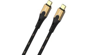 Oehlbach Highest Quality USB4.0-C-C Kabel 0.5m, USB4.0, vergoldet, 3x Vollschirmung