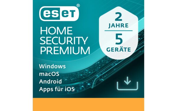 ESET HOME Security Premium Voll, 2yr, 5us, ML