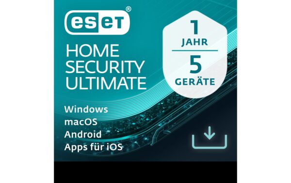 1641231 - Mediatech ESET HOME Security Ultimate Voll, 1yr, 5us, ML kaufen Schweiz | Mediatech.ch