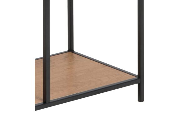AC Design Bücherregal Seaford MDF/Stahl, 77x35x185cm, Wildeiche
