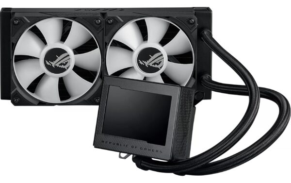 1644102_4 - Mediatech Asus ROG RYUJIN III 240 ARGB Liquid CPU Cooler, 3.5 LCD, 2x120mm ARGB