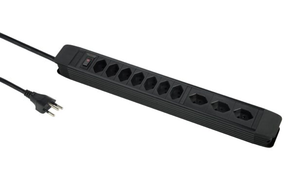 Schönenberger Steckdosenleiste PRINCIPIO 3xH/7xV 10xT13 3horiz /7verti 5m Kabel Schalter sz kaufen | Mediatech.ch