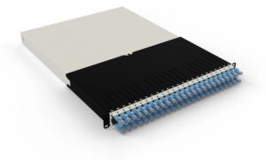 1644633 - Mediatech Patchbox One Cat.6A, 19 UTP Blau inkl. 24 Kassetten mit 1.8m Slimpatchkabel kaufen Schweiz | Mediatech.ch