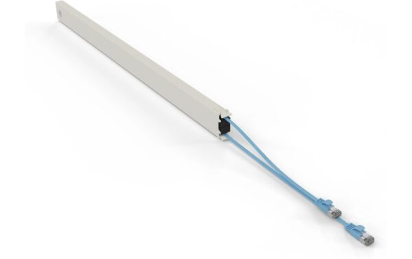 Patchbox One Cat.6A, Kassette STP Blau 2.5m Slimpatchkabel, für PONEFRAME kaufen Schweiz | Mediatech.ch