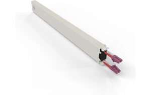 Patchbox One, Multimode OM4, LC-LC 0.8m LWL Kabel Kassette, ausziehbar