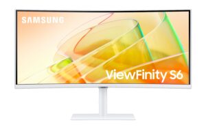 Samsung Curved 34 white, UWQHD 34, 3440 x 1440, 21:9, 1000R