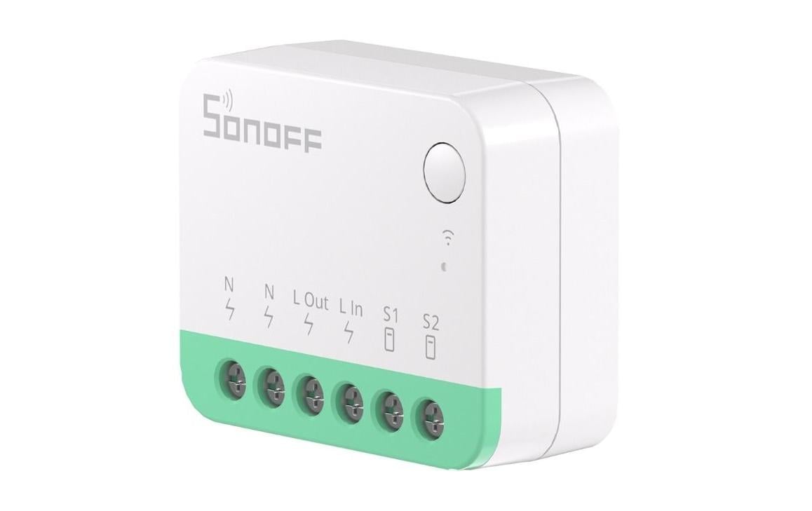 SONOFF WiFi-Lichtaktor MINIR4M DIY 230V 10A 2400W weiss 39.5x33x16.8mm 34g kaufen Schweiz | Mediatech.ch