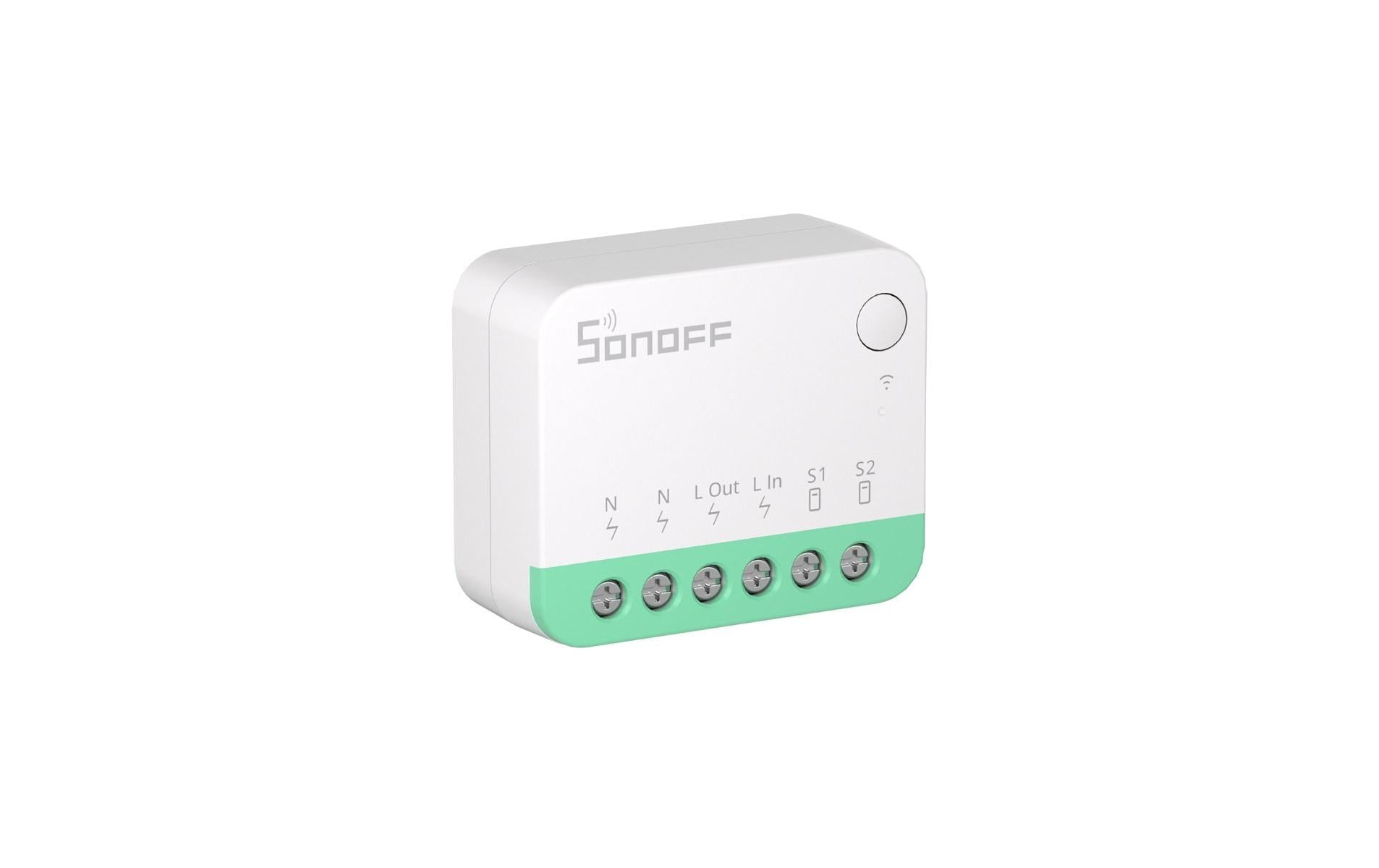 1646434_2 - Mediatech SONOFF WiFi-Lichtaktor MINIR4M DIY 230V 10A 2400W weiss 39.5x33x16.8mm 34g