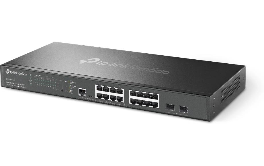 1650684_2 - Mediatech TP-Link SG3218XP-M2: 16Port man.Switch 2 Port 10GE SFP, 8 Port PoE+