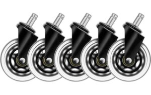 Deltaco GAM-157 Casters Wheels, 5 Pack