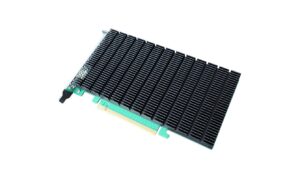 Highpoint R1104: 4 Port HBA-Kontroller 4x M.2 NVME, PCI-Ex16v3, no Boot, fanless