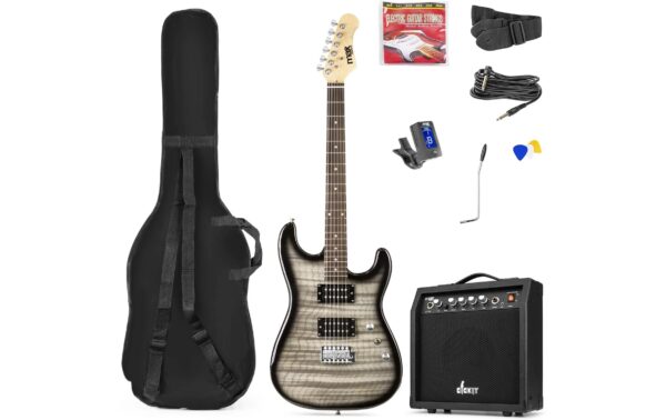 1652062 - Mediatech MAX GigKitQBL E-Gitarrenset, Quilted-Style, schwarz kaufen Schweiz | Mediatech.ch