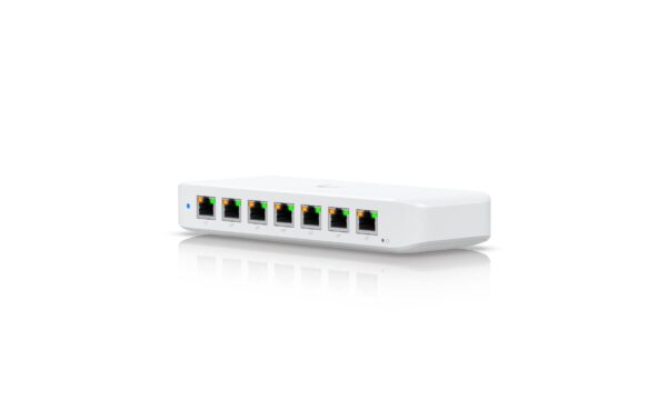 Ubiquiti Unifi Switch USW-ULTRA: 8 Port PoE+/++ powered, 16-42W PoE Budget, kein NT