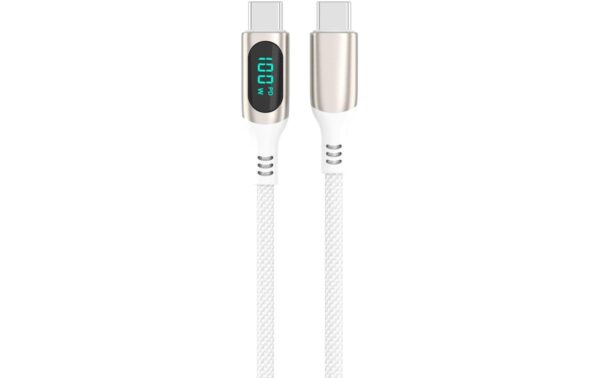 4smarts USB-C DigitCord, 3m 100Watt, Farbe: Weiss