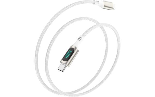 4smarts USB-C DigitCord, 3m 100Watt, Farbe: Weiss