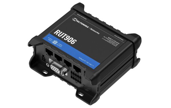1654699 - Mediatech Teltonika RUT906 LTE Industrierouter Cat,4, 4x LAN, WiFi-4, Dual-SIM, RS232/485