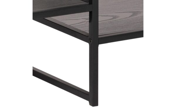 1654970_6 - Mediatech AC Design TV-Möbel Seaford Melamin/Stahl, 120x33x46 cm, Schwarz