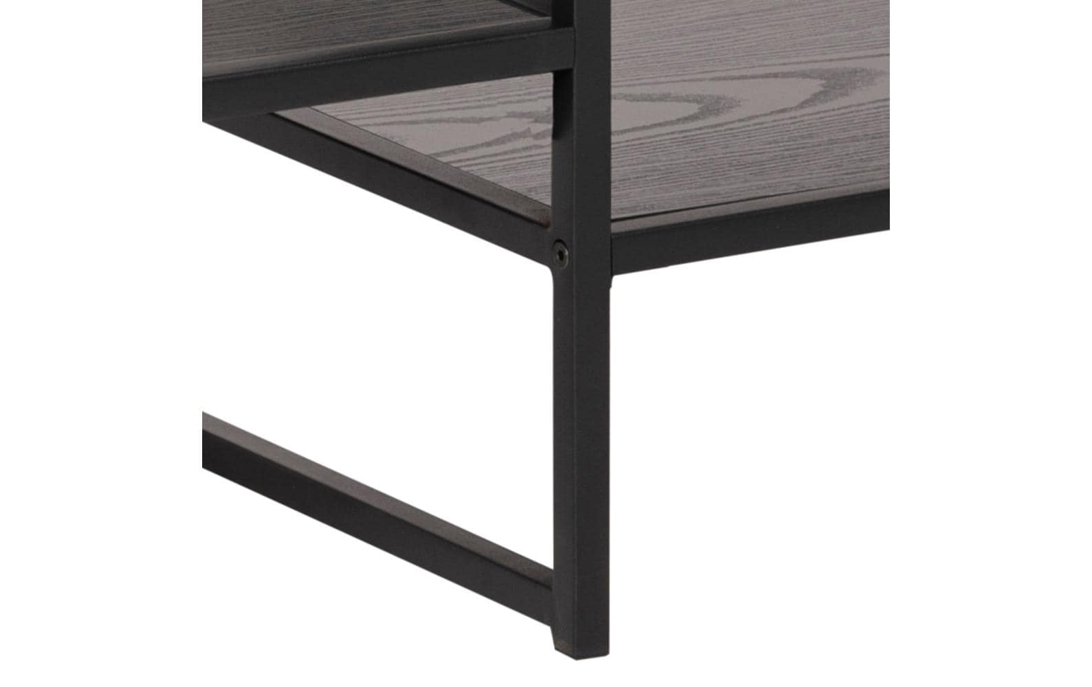 1654970_6 - Mediatech AC Design TV-Möbel Seaford Melamin/Stahl, 120x33x46 cm, Schwarz