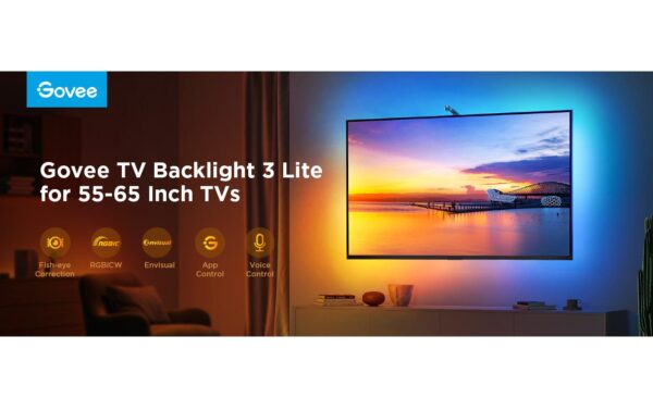Govee Envisual  T3 TV- Light Strips WiFi, 3.8m,  55-65 Zoll