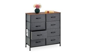 relaxdays  Kommode mit 8 Schubladen Grösse: 81,5 x 80 x 30 cm