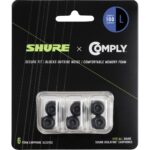 Shure EACYF1-6L Schaumstoff-Ohrpassstücke, schwarz