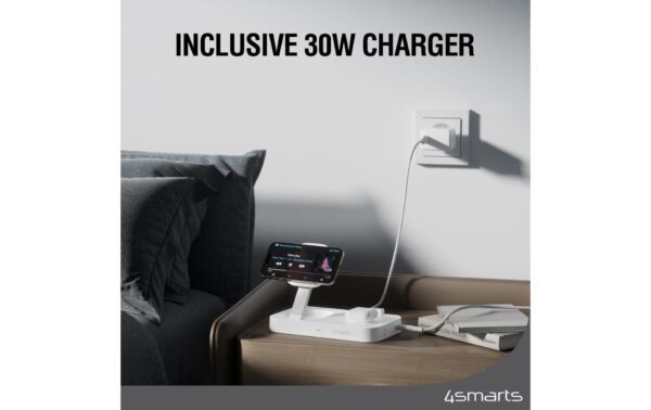 1658882_4 - Mediatech 4smarts Wireless Charger Qi2.0 inkl. Ladegerät