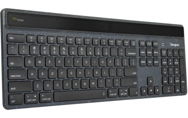 1660859_3 - Mediatech Targus® EcoSmart® Energy Tastatur UK Harvesting Antimicrobial Bluetooth Keyboard