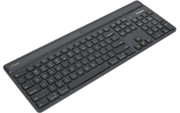 1660859_5 - Mediatech Targus® EcoSmart® Energy Tastatur UK Harvesting Antimicrobial Bluetooth Keyboard