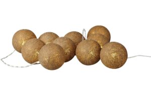 Markslöjd TWIX Lichterkette Beige inkl.10x LED 0.06W, exkl. Batterie AA