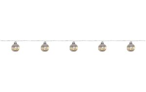 Markslöjd BIGSOLO Lichterkette Silber inkl.10x LED 0.5W Timer, exkl. Batterie AA