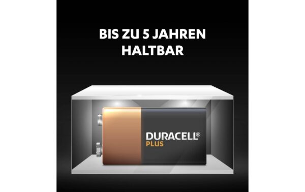 DURACELL 9V Plus Power MN1604 6LR61 K1 9,0 Volt, 1 Stück
