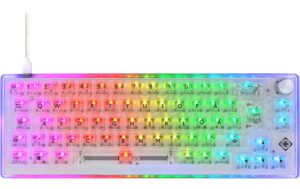 Deltaco TKL Gaming Keyboard mech RGB, trans CH-Layout, mechanisch, RGB, Transparent kaufen Schweiz | Mediatech.ch