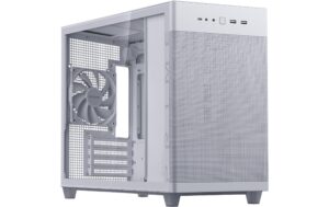 ASUS AP201 PRIME CASE TG WHITE micro ATX, Mini-ITX, 3x 2, 5, 1x 2, 5