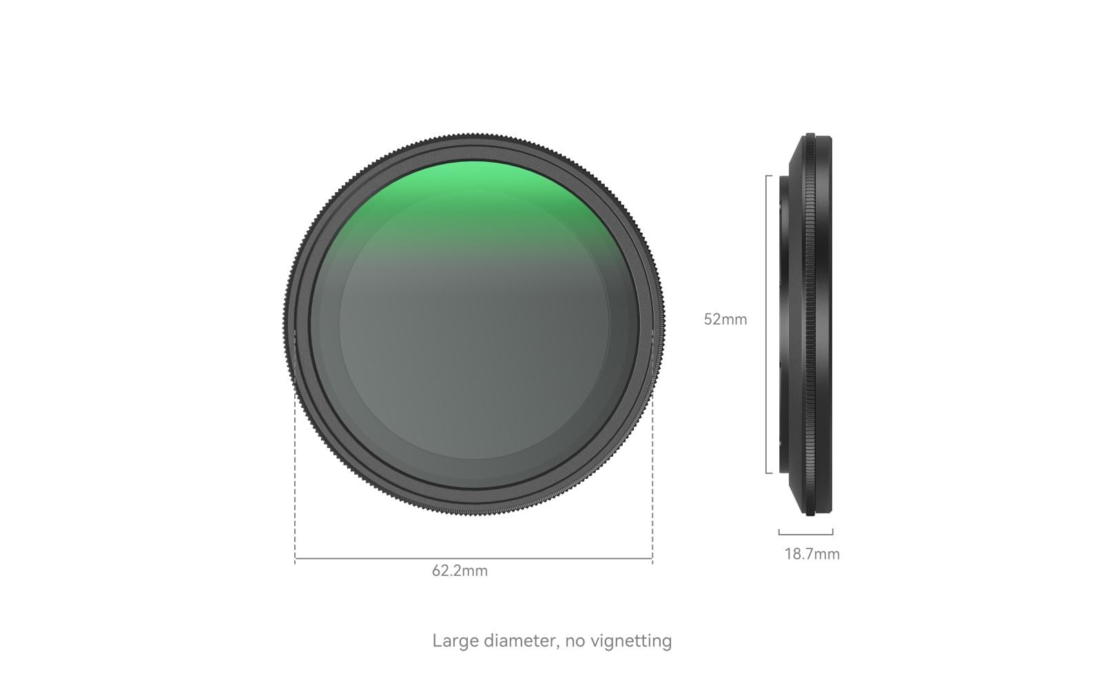 1664289_1 - Mediatech SmallRig MagEase Magnetic VND Filter Kit ND2-ND32 (1-5 Stop) 52mm
